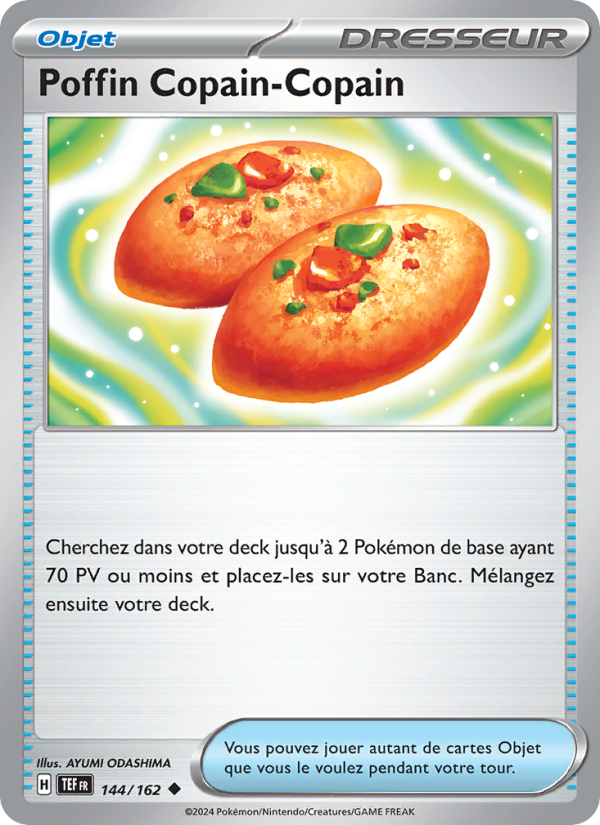 Poffin Copain-Copain 144 — Temporal Forces (French Pokémon TCG card)