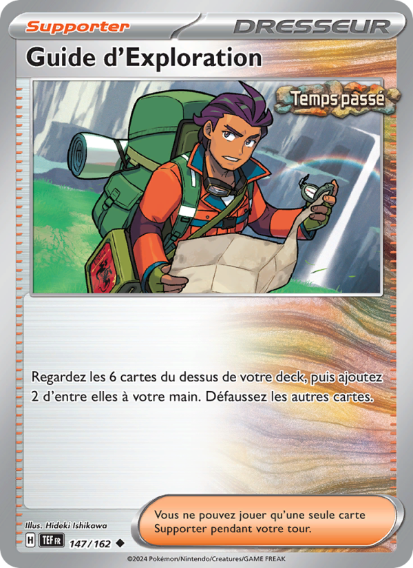 Guide d'Exploration 147 — Temporal Forces (French Pokémon TCG card)