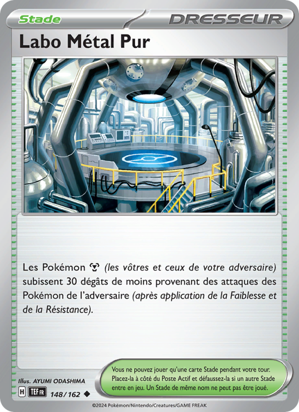 Labo Métal Pur 148 — Temporal Forces (French Pokémon TCG card)