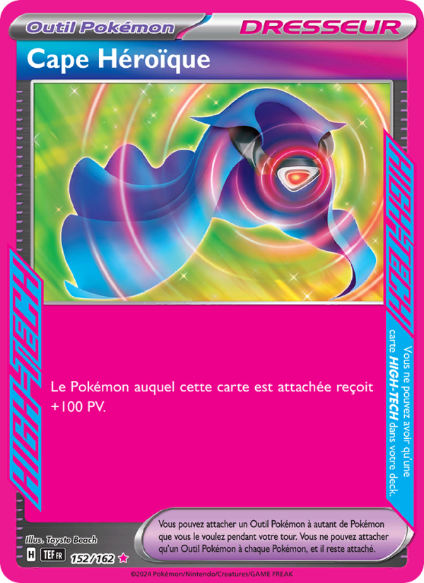 Cape Héroïque 152 — Temporal Forces (French Pokémon TCG card)