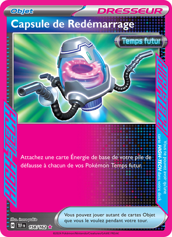 Capsule de Redémarrage 158 — Temporal Forces (French Pokémon TCG card)