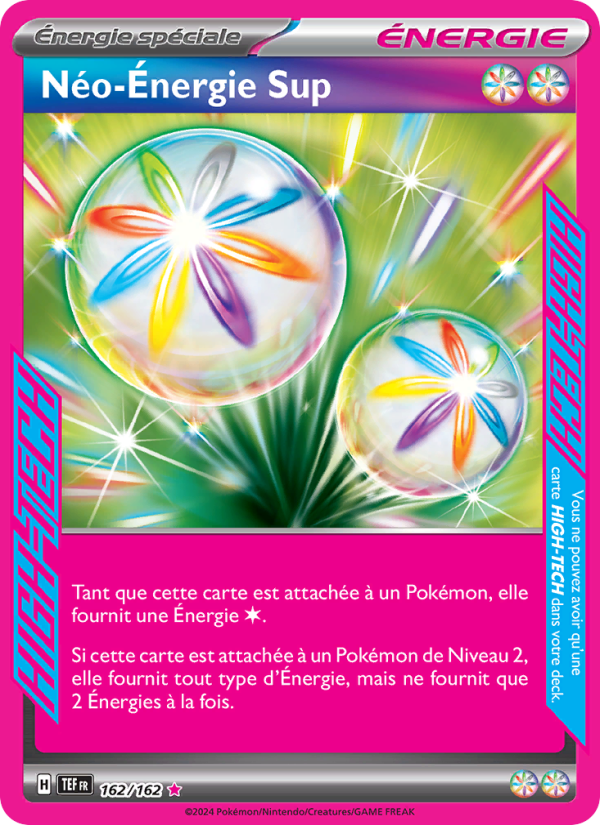 Néo-Énergie Sup 162 — Temporal Forces (French Pokémon TCG card)