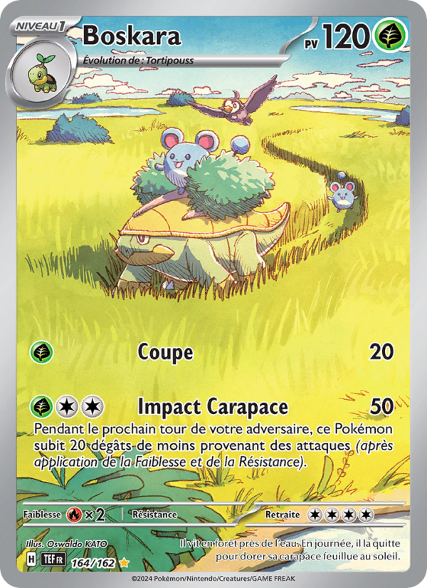 Boskara 164 — Temporal Forces (French Pokémon TCG card)