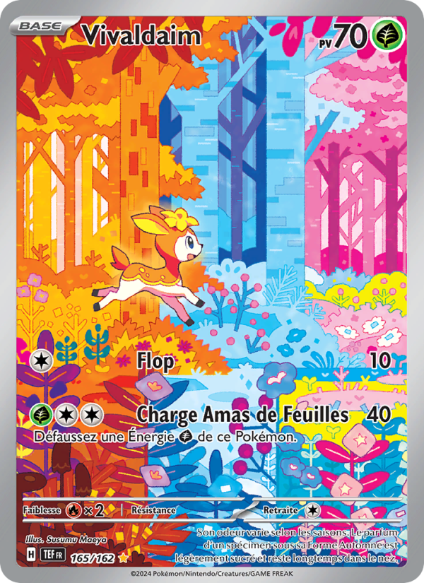 Vivaldaim 165 — Temporal Forces (French Pokémon TCG card)
