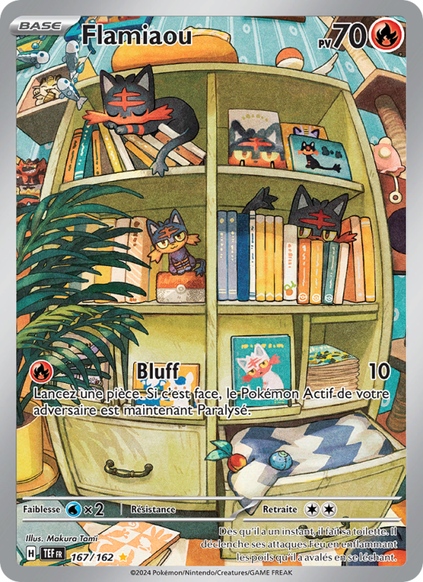 Flamiaou 167 — Temporal Forces (French Pokémon TCG card)