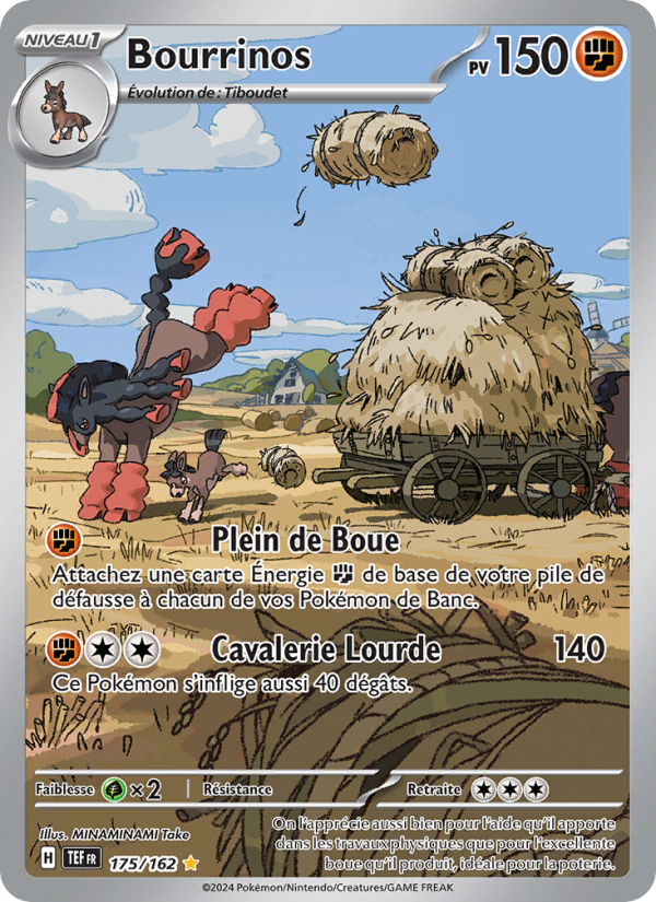 Bourrinos 175 — Temporal Forces (French Pokémon TCG card)