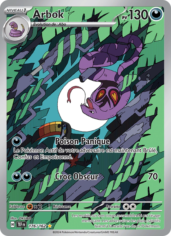 Arbok 176 — Temporal Forces (French Pokémon TCG card)