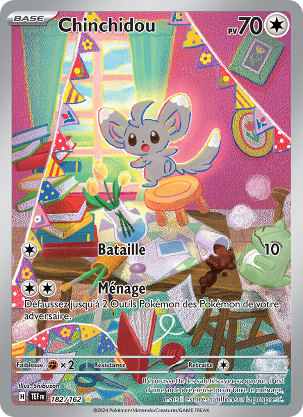 Chinchidou 182 — Temporal Forces (French Pokémon TCG card)