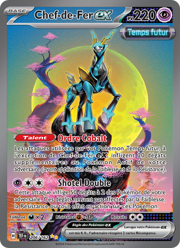 Chef-de-Fer-ex 206 — Temporal Forces (French Pokémon TCG card)