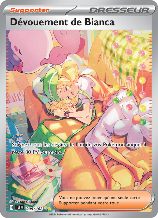 Dévouement de Bianca 209 — Temporal Forces (French Pokémon TCG card)