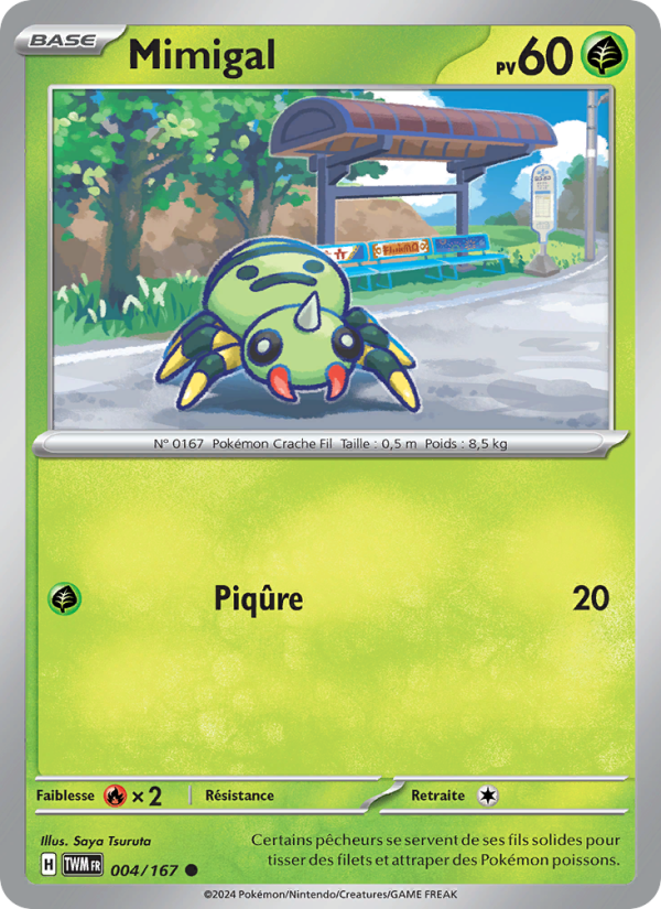 Mimigal 004 — Twilight Masquerade (French Pokémon TCG card)