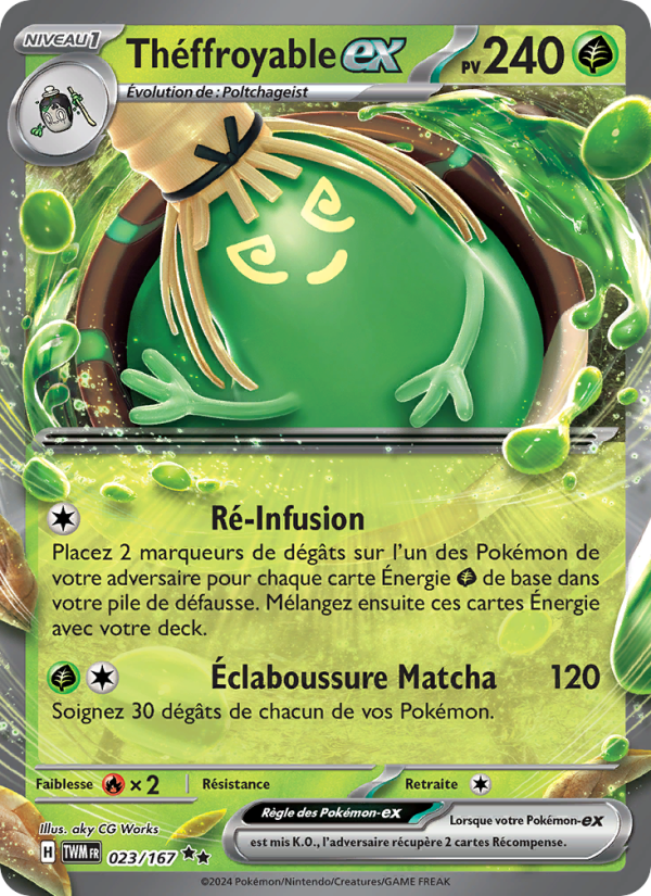 Théffroyable-ex 023 — Twilight Masquerade (French Pokémon TCG card)