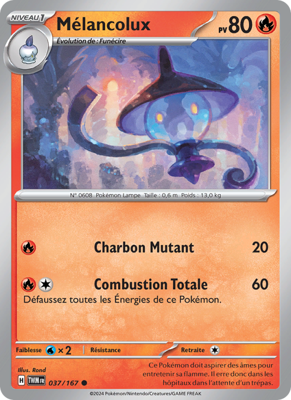 Mélancolux 037 — Twilight Masquerade (French Pokémon TCG card)