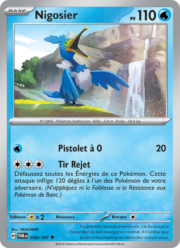 Nigosier 058 — Twilight Masquerade (French Pokémon TCG card)
