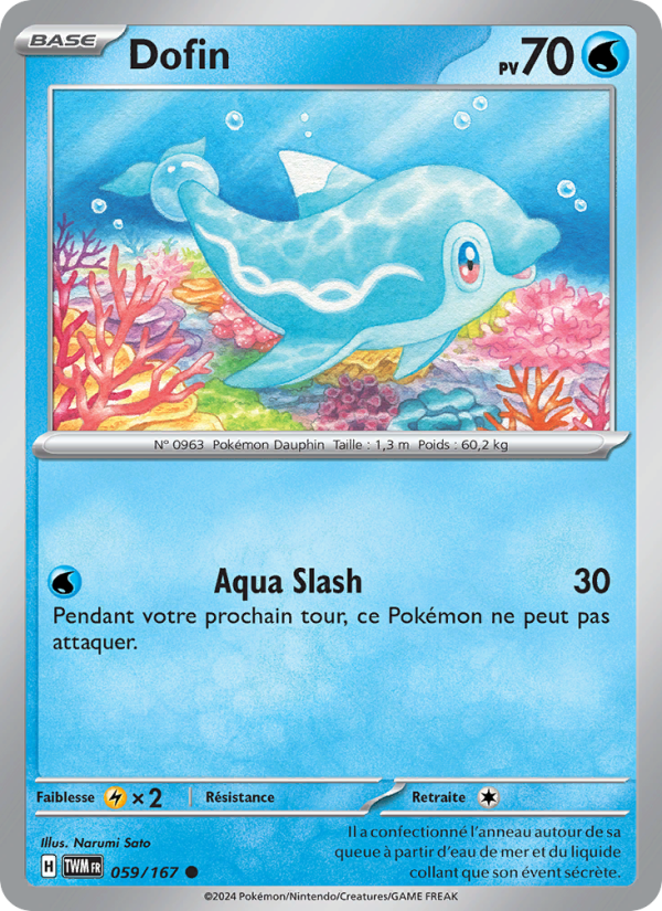 Dofin 059 — Twilight Masquerade (French Pokémon TCG card)
