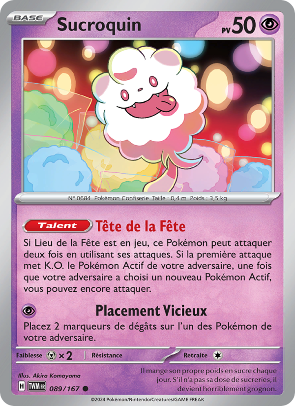 Sucroquin 089 — Twilight Masquerade (French Pokémon TCG card)