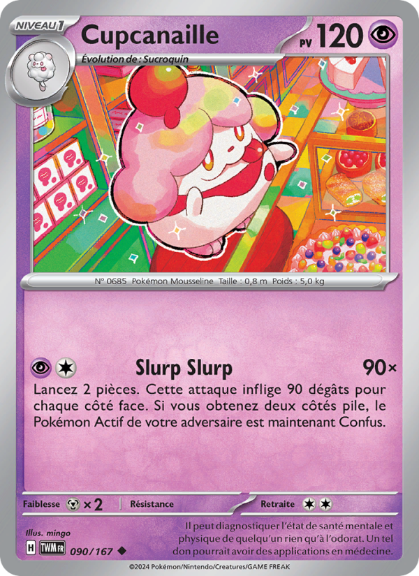 Cupcanaille 090 — Twilight Masquerade (French Pokémon TCG card)