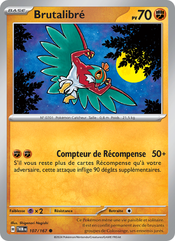 Brutalibré 107 — Twilight Masquerade (French Pokémon TCG card)