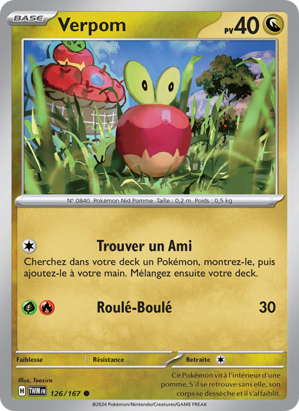 Verpom 126 — Twilight Masquerade (French Pokémon TCG card)