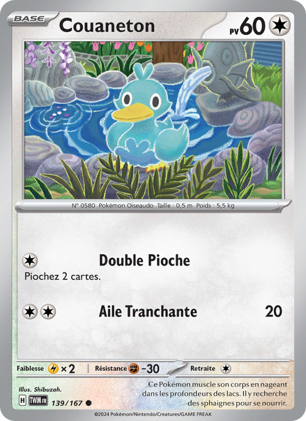 Couaneton 139 — Twilight Masquerade (French Pokémon TCG card)