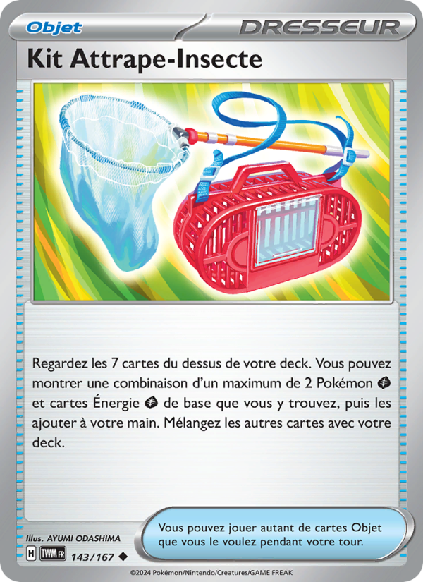 Kit Attrape-Insecte 143 — Twilight Masquerade (French Pokémon TCG card)