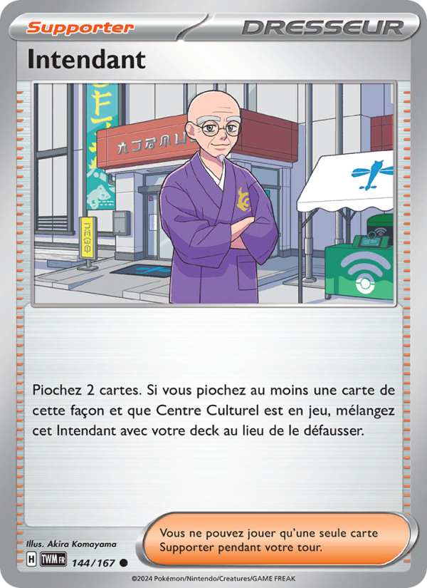 Intendant 144 — Twilight Masquerade (French Pokémon TCG card)