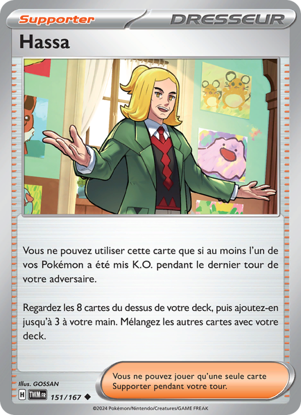 Hassa 151 — Twilight Masquerade (French Pokémon TCG card)