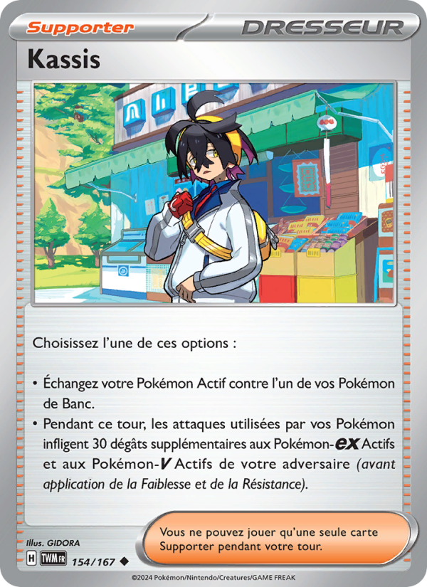 Kassis 154 — Twilight Masquerade (French Pokémon TCG card)