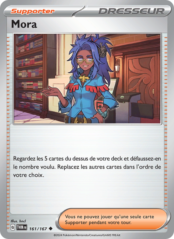 Mora 161 — Twilight Masquerade (French Pokémon TCG card)