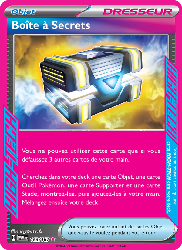 Boîte à Secrets 163 — Twilight Masquerade (French Pokémon TCG card)