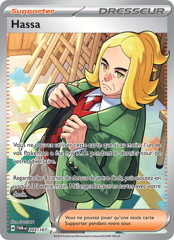 Hassa 205 — Twilight Masquerade (French Pokémon TCG card)