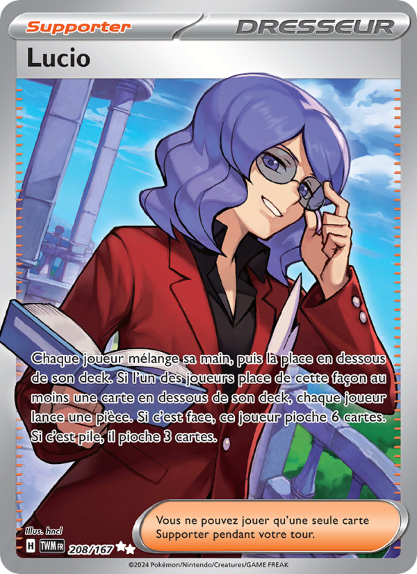 Lucio 208 — Twilight Masquerade (French Pokémon TCG card)