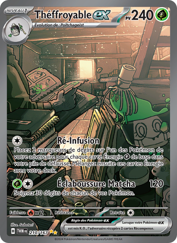 Théffroyable-ex 210 — Twilight Masquerade (French Pokémon TCG card)
