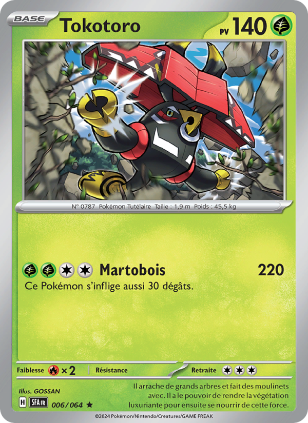Tokotoro 006 — Nebel der Sagen (French Pokémon TCG card)