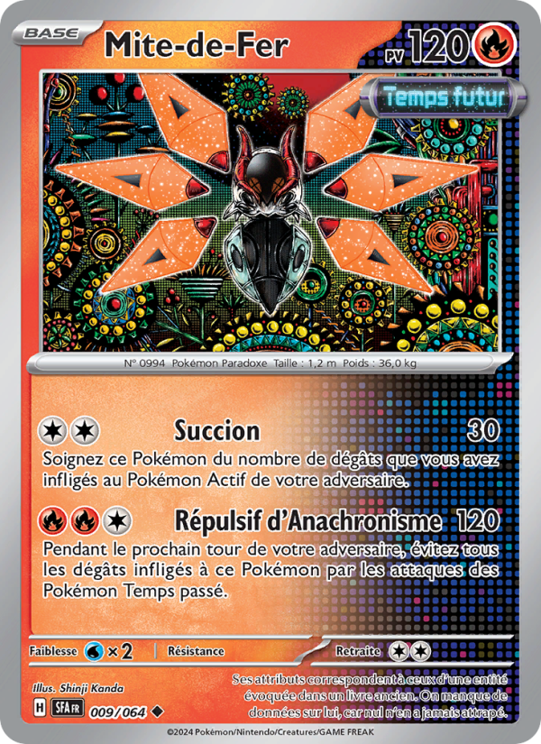 Mite-de-Fer 009 — Nebel der Sagen (French Pokémon TCG card)