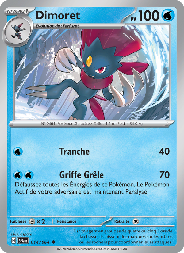 Dimoret 014 — Nebel der Sagen (French Pokémon TCG card)