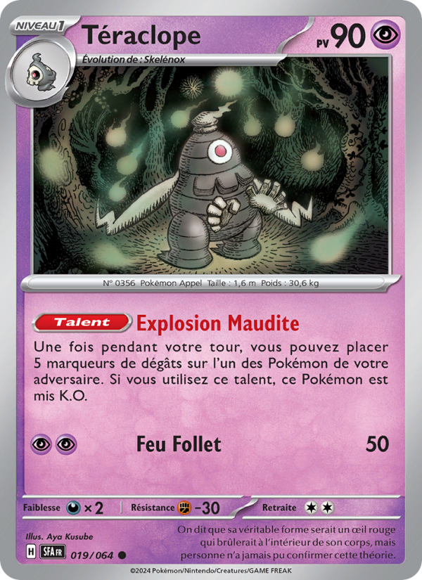 Téraclope 019 — Nebel der Sagen (French Pokémon TCG card)
