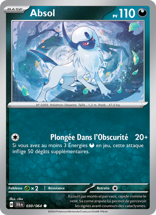 Absol 030 — Nebel der Sagen (French Pokémon TCG card)