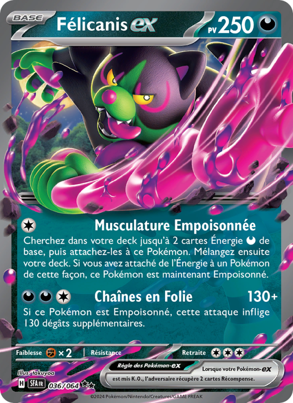 Félicanis-ex 036 — Nebel der Sagen (French Pokémon TCG card)
