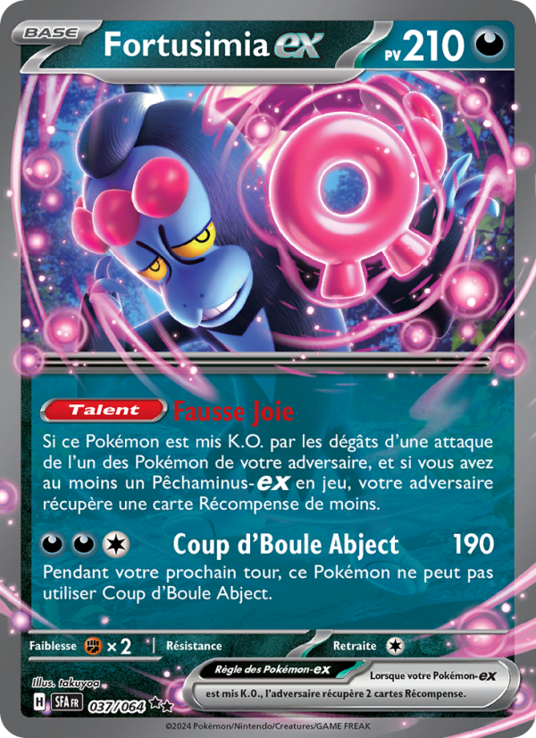 Fortusimia-ex 037 — Nebel der Sagen (French Pokémon TCG card)
