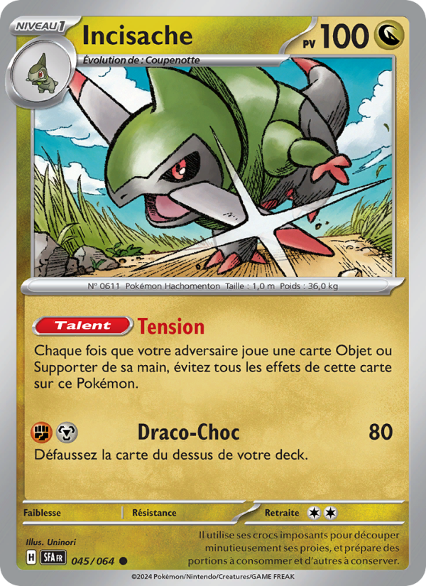 Incisache 045 — Nebel der Sagen (French Pokémon TCG card)