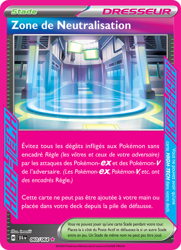 Zone de Neutralisation 060 — Nebel der Sagen (French Pokémon TCG card)