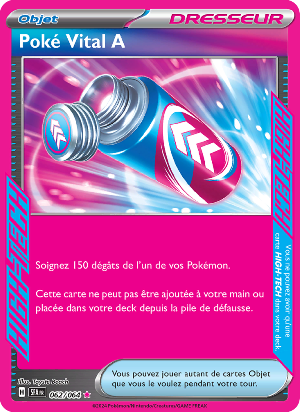 Poké Vital A 062 — Nebel der Sagen (French Pokémon TCG card)