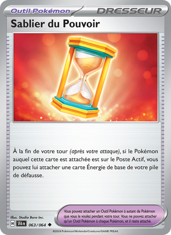 Sablier du Pouvoir 063 — Nebel der Sagen (French Pokémon TCG card)