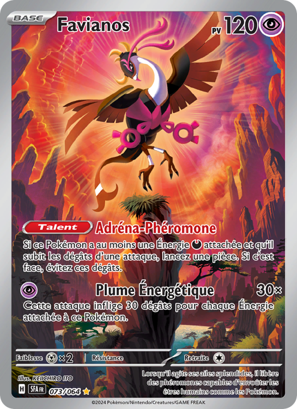 Favianos 073 — Nebel der Sagen (French Pokémon TCG card)