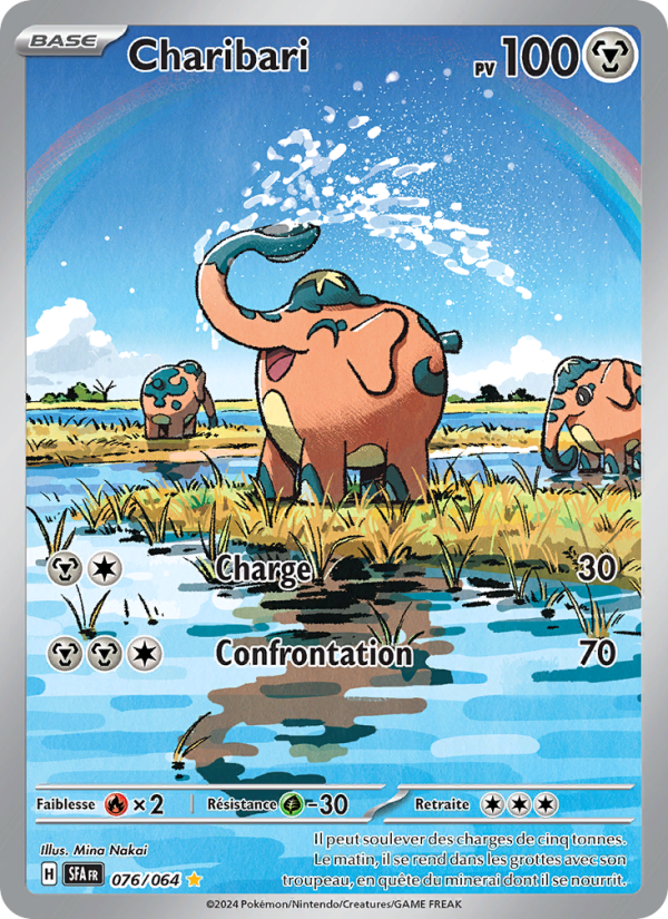 Charibari 076 — Nebel der Sagen (French Pokémon TCG card)