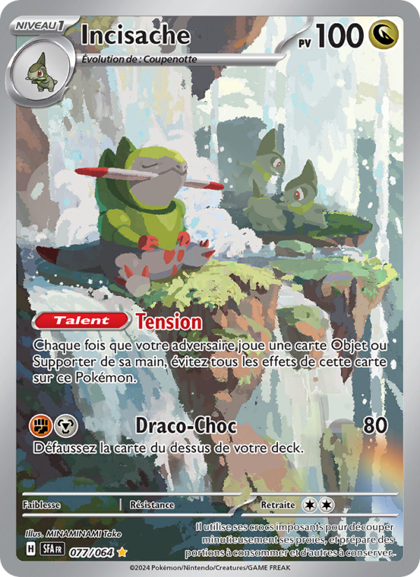 Incisache 077 — Nebel der Sagen (French Pokémon TCG card)