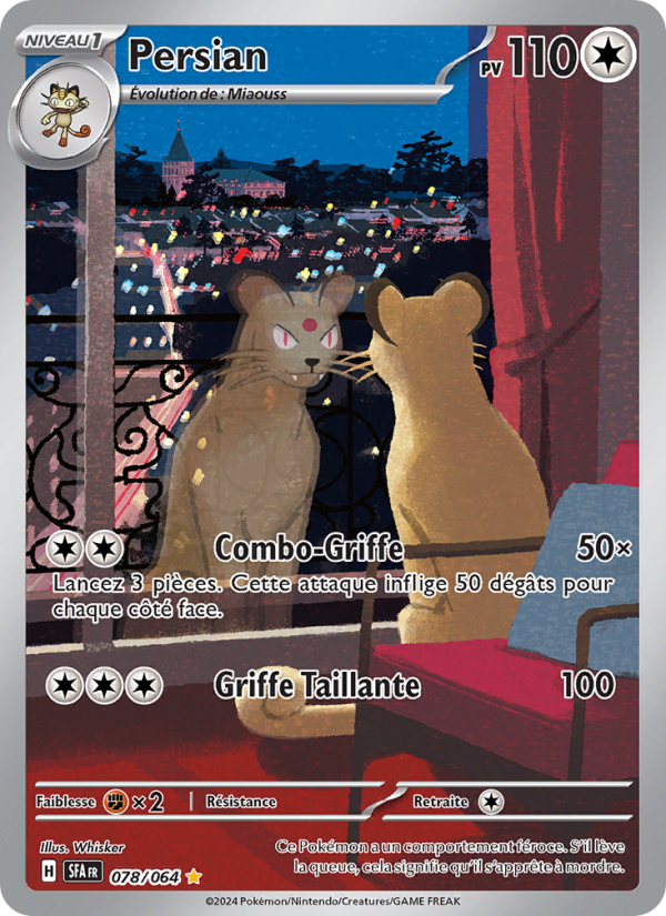 Persian 078 — Nebel der Sagen (French Pokémon TCG card)