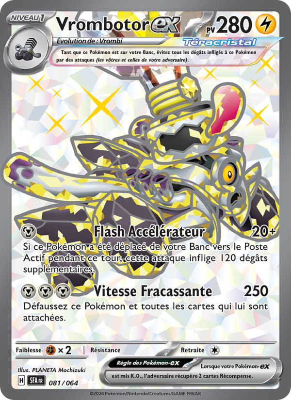 Vrombotor-ex 081 — Nebel der Sagen (French Pokémon TCG card)