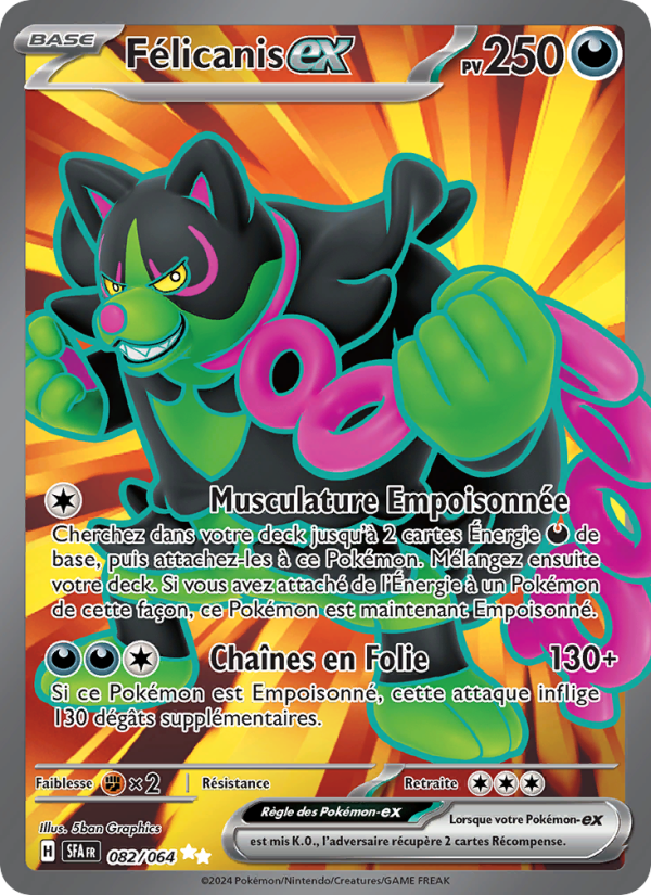 Félicanis-ex 082 — Nebel der Sagen (French Pokémon TCG card)